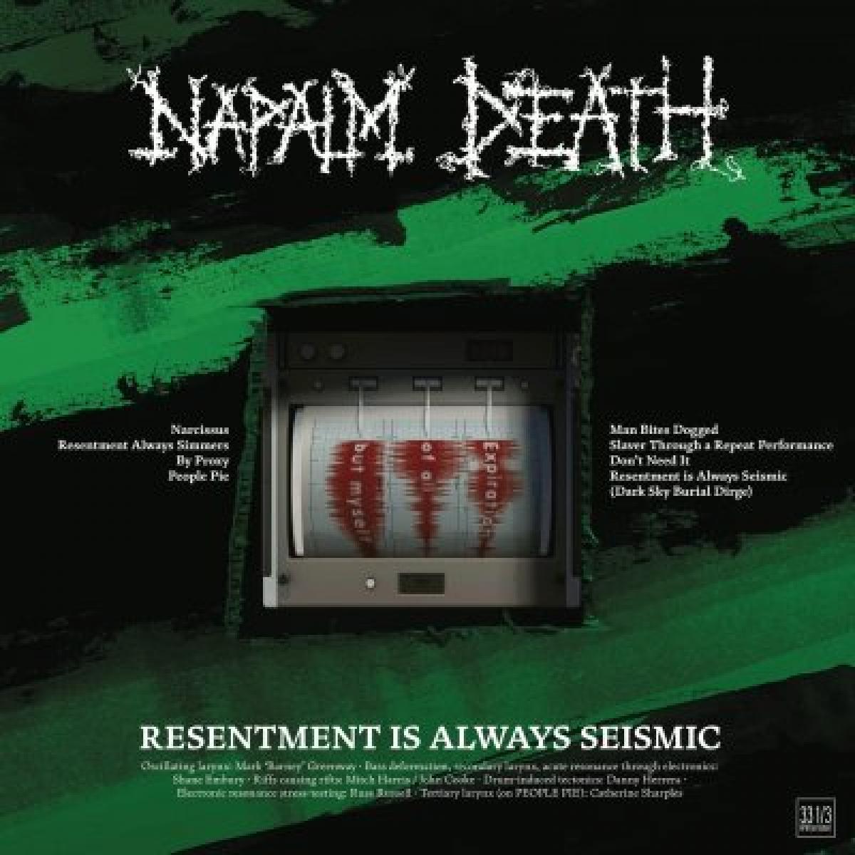 Napalm Death "Resentment is Always Seismic" CD