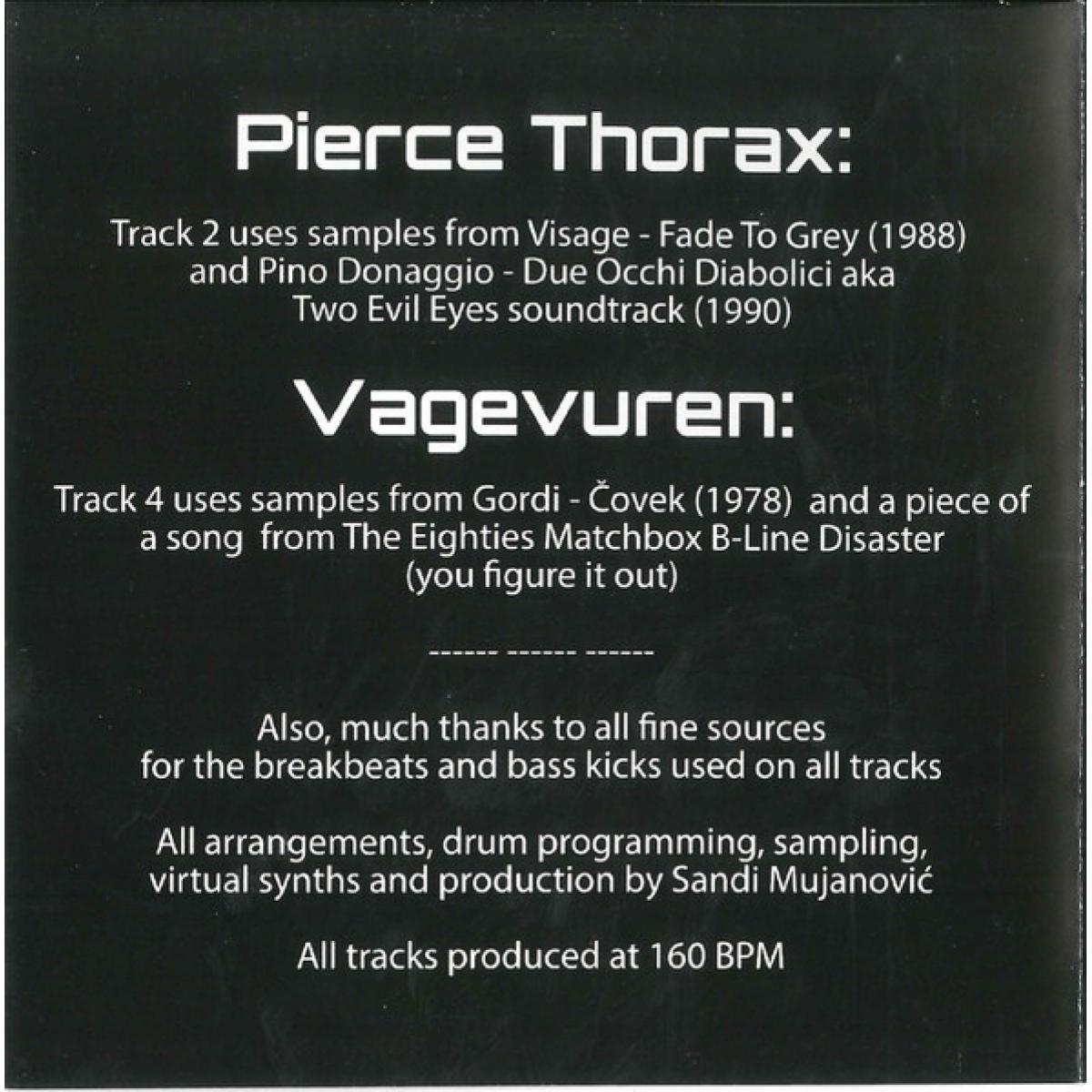 Pierce Thorax / Vagevuren split CD