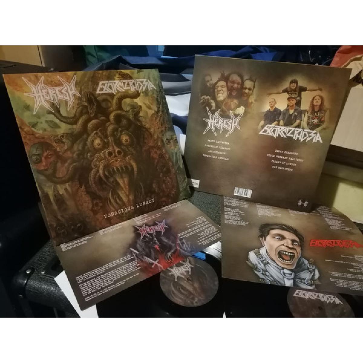 Exorcizphobia / Heresy split LP