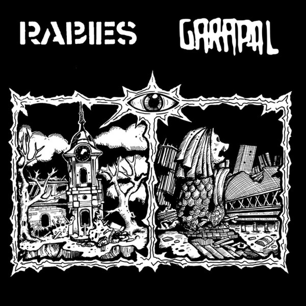 Rabies / Garapal split LP