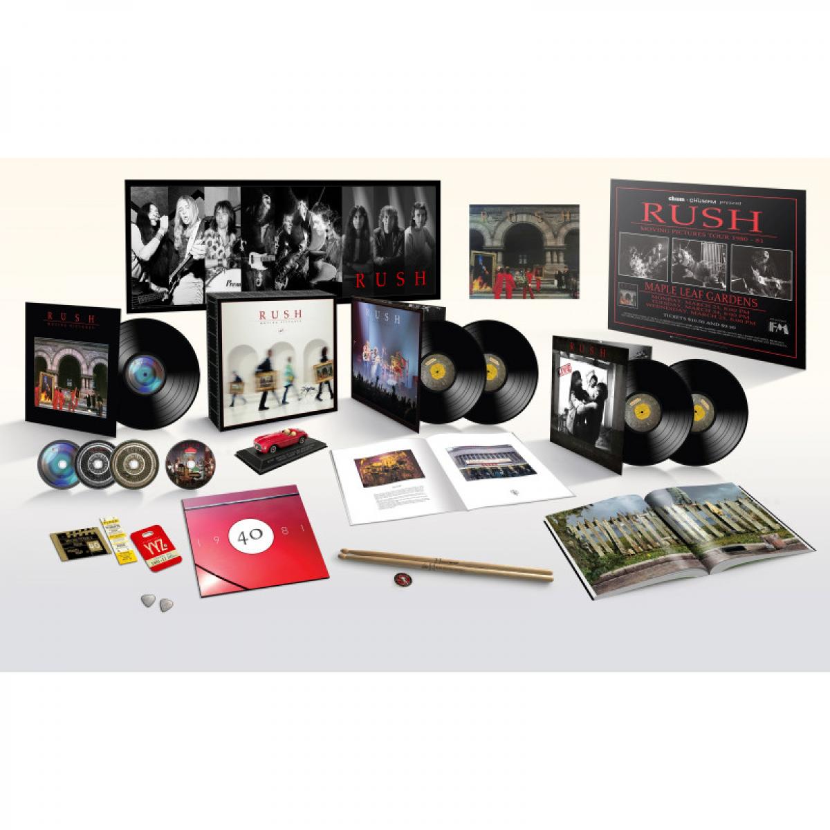 Rush "Moving  Pictures" 5LP + 3CD + 2Blu-ray