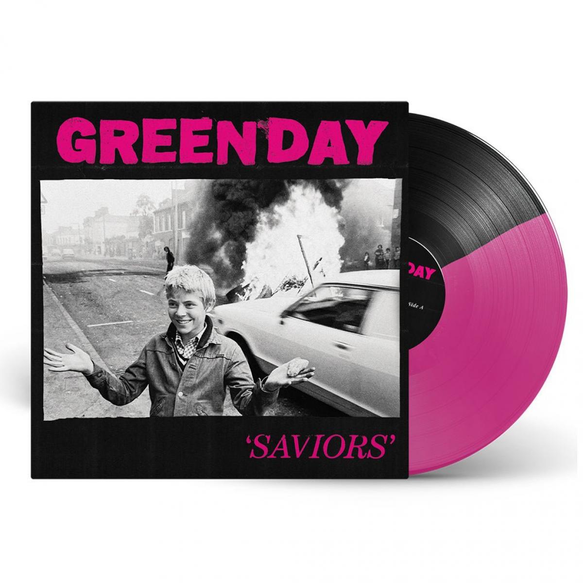 Green Day "Saviors" LP (Black / Pink)