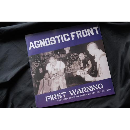 Agnostic Front "First Warning (The 'United Blood' Era Recordings, New York City, 1983)" LP