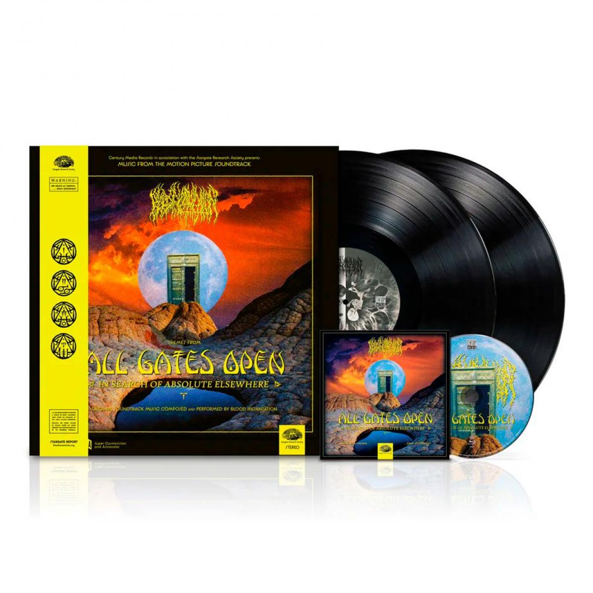 Blood Incantation "All Gates Open" 2LP + Blu-Ray (Black)