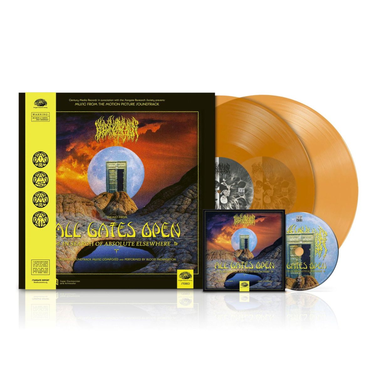 Blood Incantation "All Gates Open" 2LP + Blu-Ray (Orange)