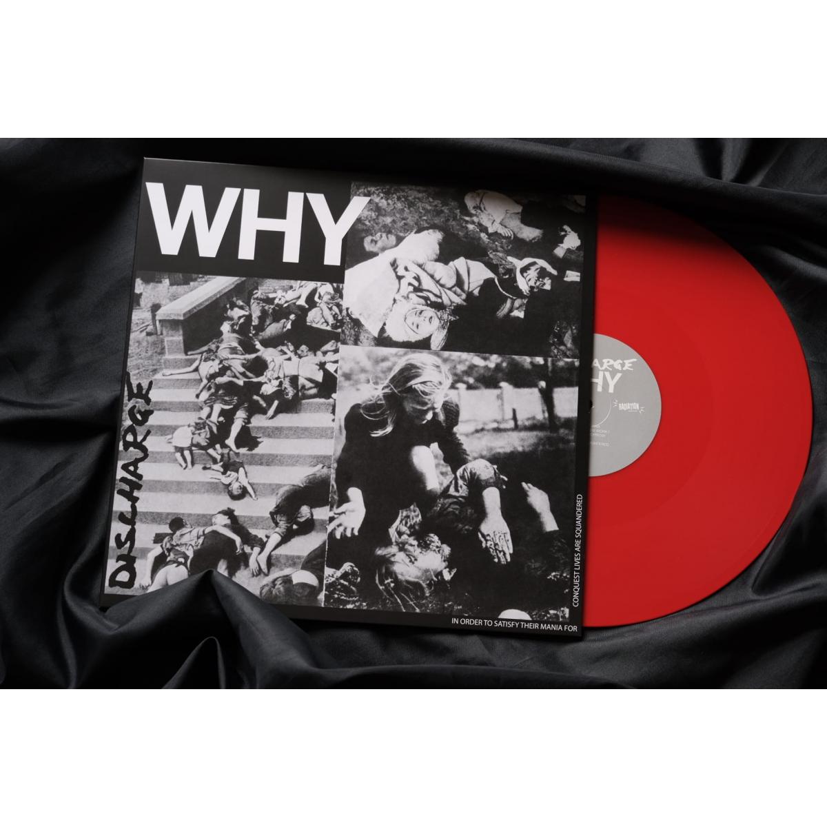 Discharge "Why" LP (Red)