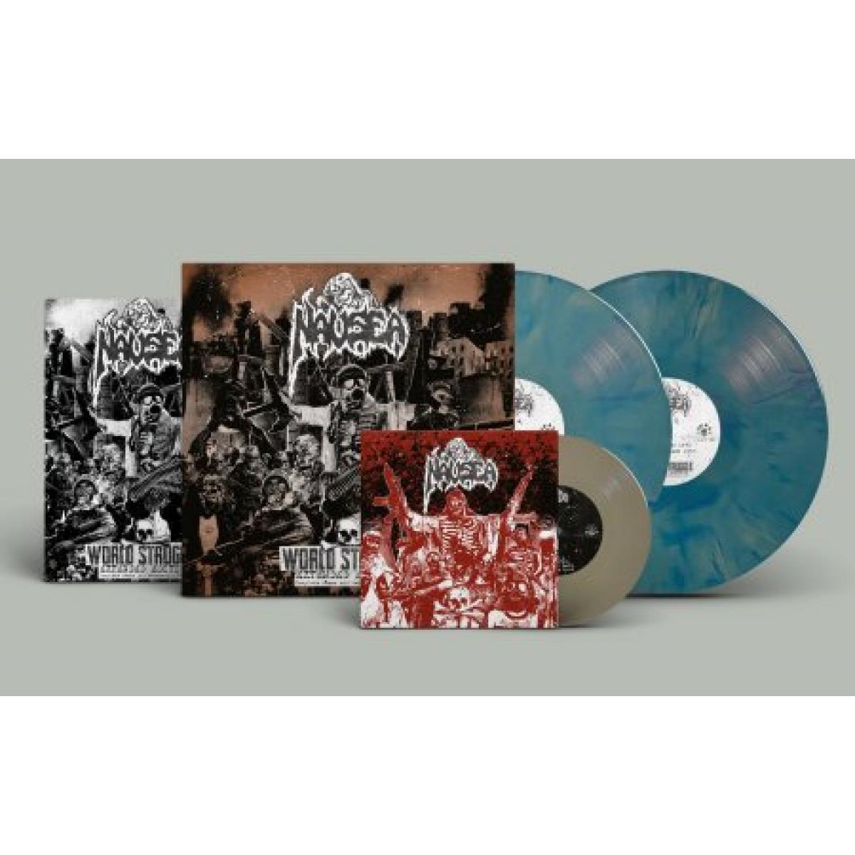 Nausea "World struggle - Ext. edition 1987-1992" 2LP+7" (Marbled)