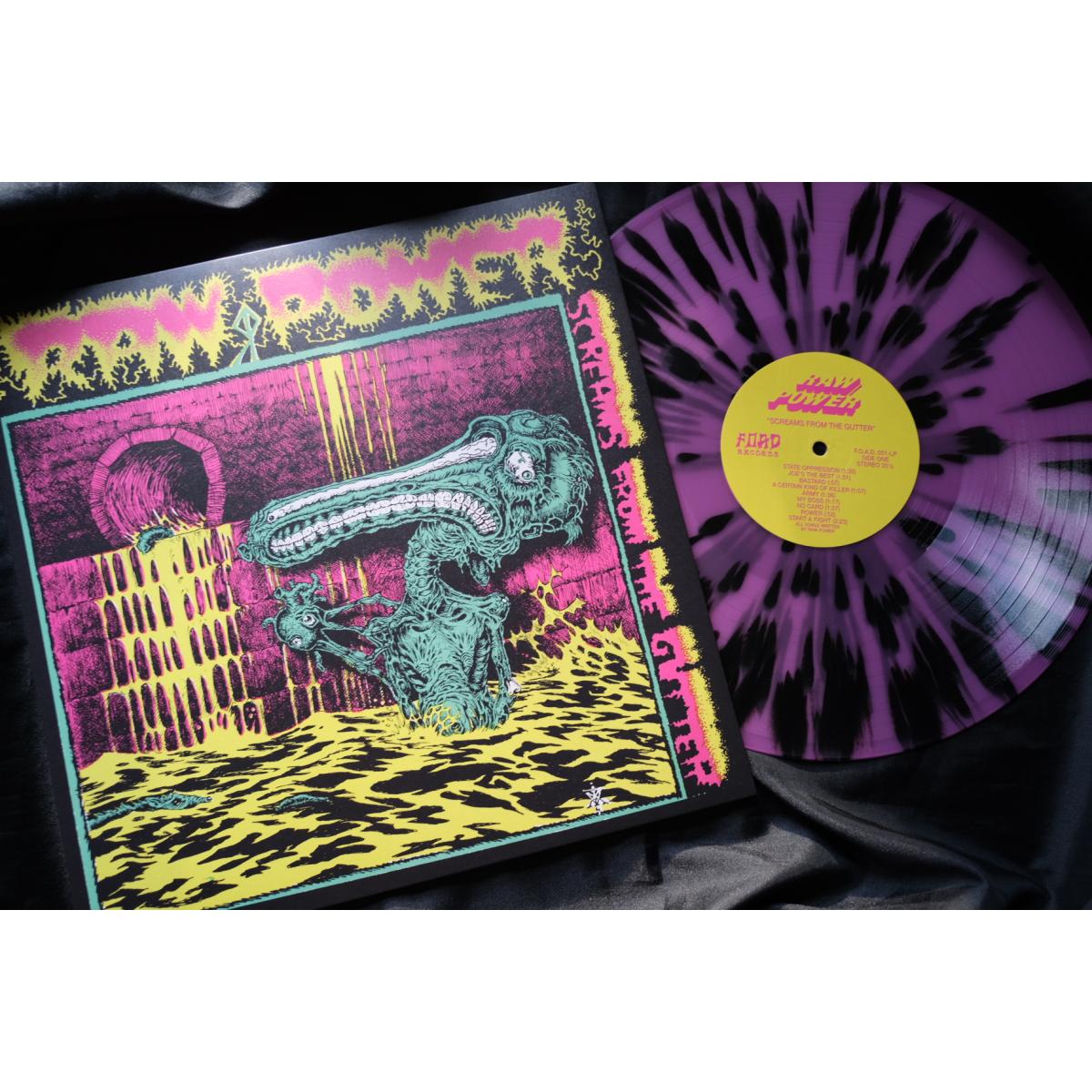 Raw Power "Screams From The Gutter" LP (Diehard)
