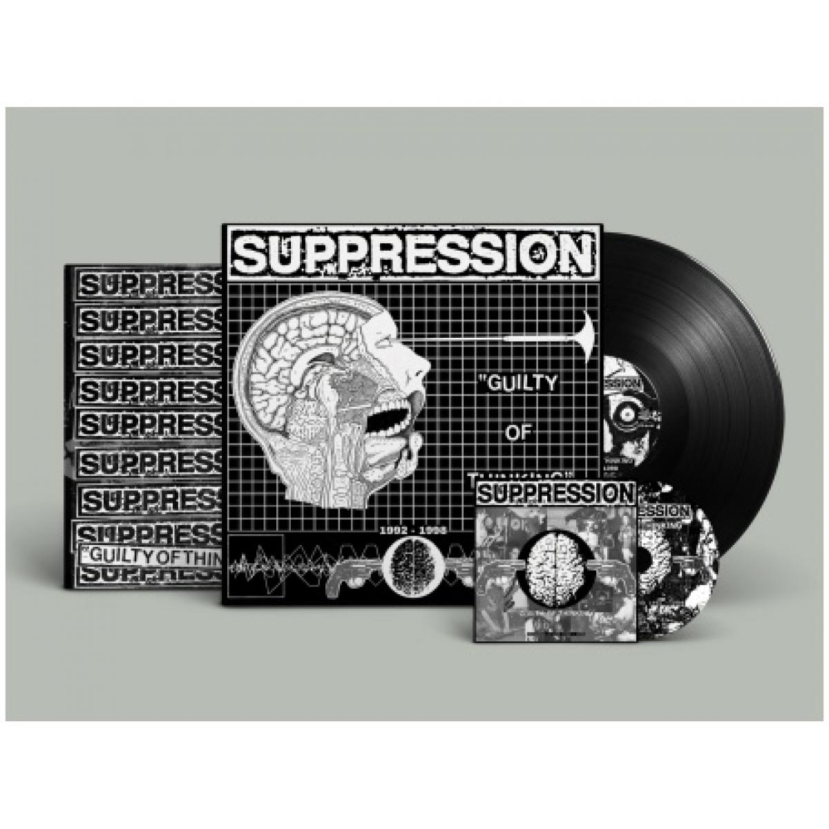 Suppresion "Guilty of thinking - 1992-1998" LP+CD (Black)
