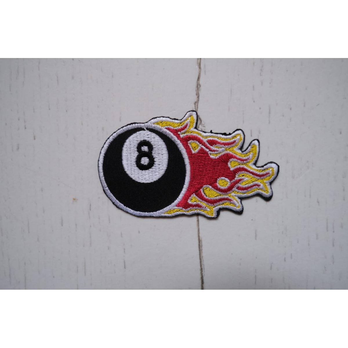 Eightball Flame Nášivka