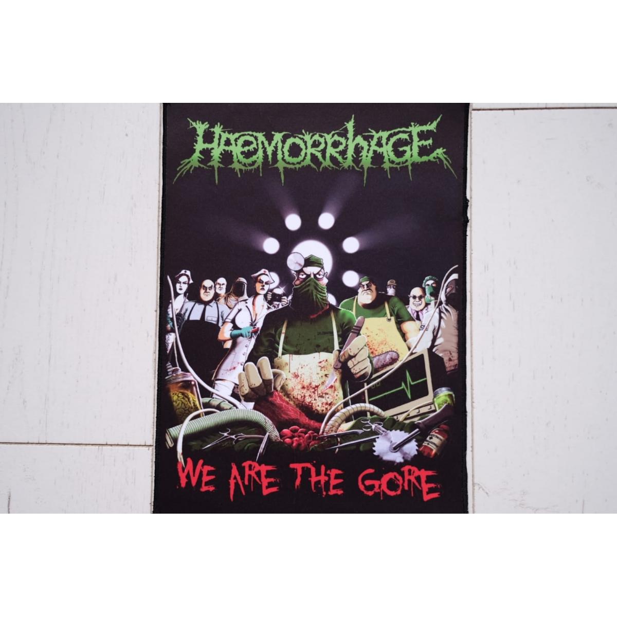 Haemorrhage "We are the Gore" Chrbtová Nášivka