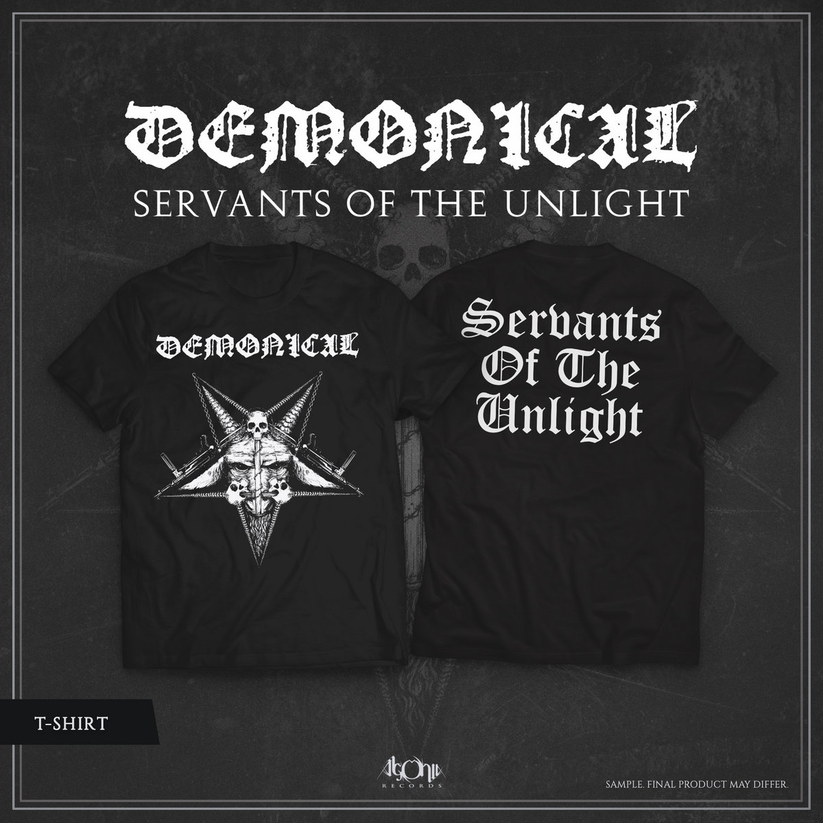 Demonical "Servants of the Unlight" Pánske Tričko