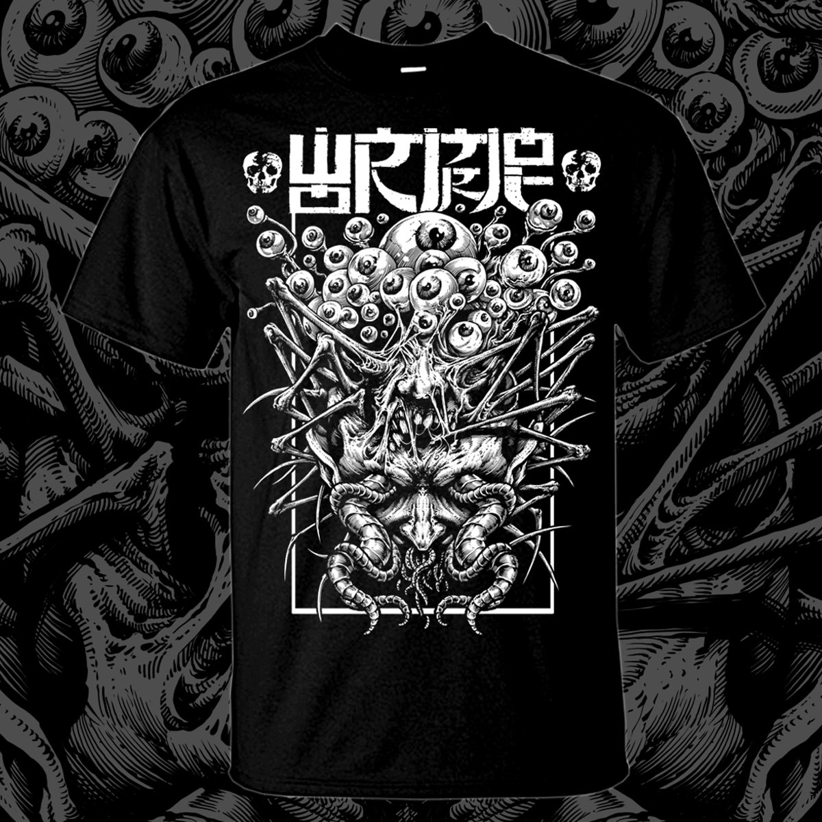 Wormrot "Spiral Eyes" Pánske Tričko