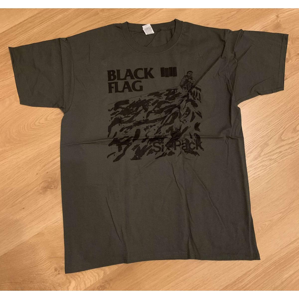 Black Flag "Six Pack" Pánske Tričko